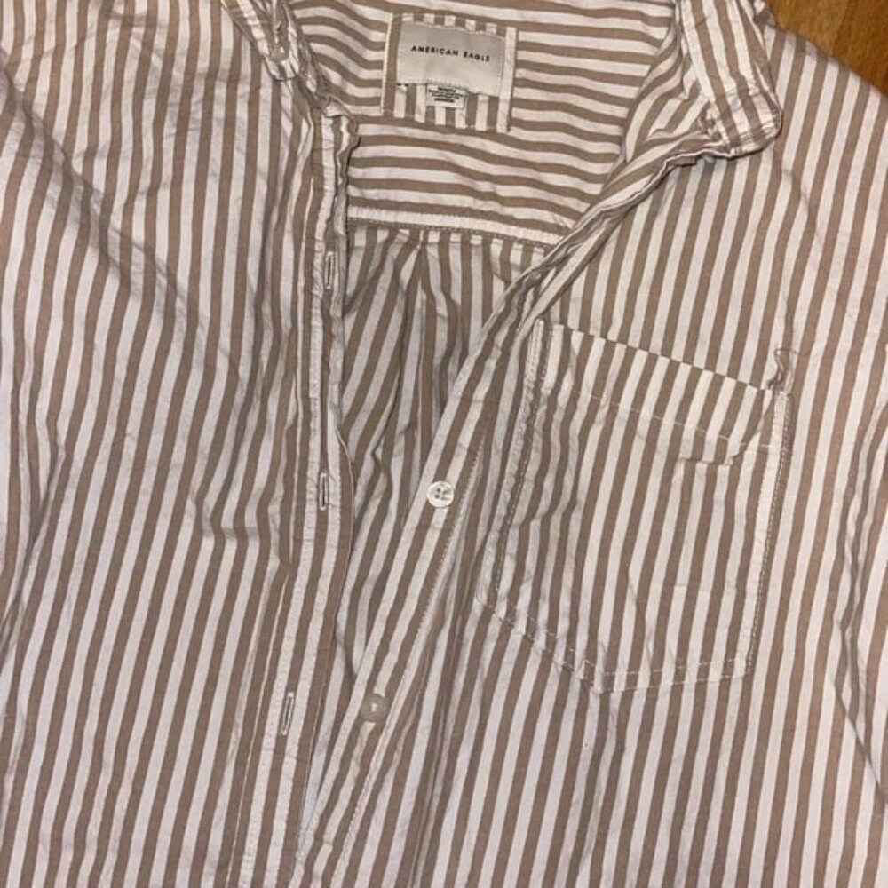 American eagle button down top medium - Picture 3 of 3